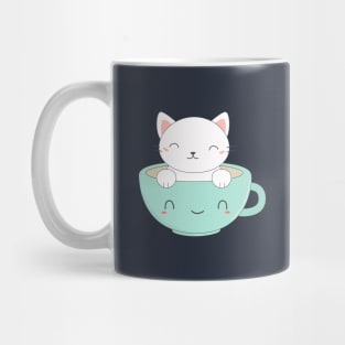 Kawaii and cute kitten t-shirt Mug